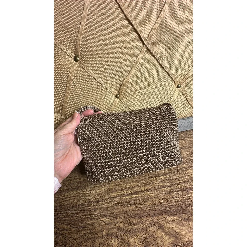 The Sak Small Hand Crocheted Flap Crossbody Shoulder Bag